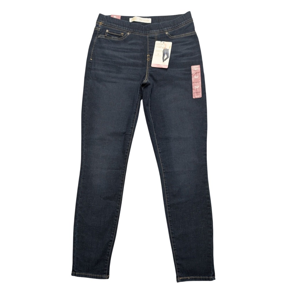 NWT Signature Levi Strauss Totally Shaping Pull-On Skinny Jeans Women 8M W29 L30